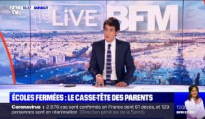 Ecoles fermées : le casse-tête des parents (2) - 13/03