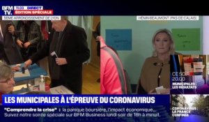 Municipales: Gérard Collomb a voté à Lyon, Marine Le Pen à Hénin-Beaumont