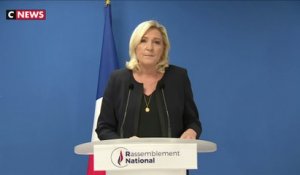 Marine Le Pen : sa déclaration