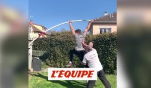 Max Lachiche saute son balcon - Athlé - Perche - WTF