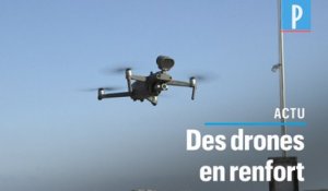 Confinement: des drones épaulent les policiers sur le terrain