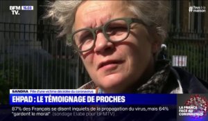 "Ça risque de faire des dégâts à l'intérieur": le témoignage de Sandra, fille d'une victime décédée du coronavirus dans un Ehpad