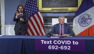 Coronavirus: le maire de New York réclame une aide du gouvernement fédéral pour affronter l'épidémie
