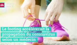 Le footing accélère la propagation du coronavirus selon un médecin