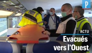 TGV médicalisé : 20 patients évacués du Grand-Est vers les Pays-de-la-Loire