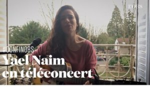 Téléconcert : Yael Naim joue « The Sun » à son balcon, en plein confinement