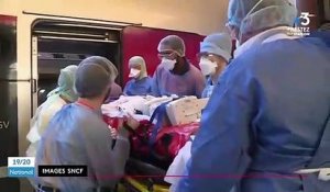 Coronavirus : des patients transférés en TGV de Strasbourg à Angers et Nantes