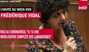 Face au coronavirus, "il y a une mobilisation complète des laboratoires", estime Frédérique Vidal