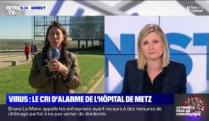La directrice du CHR de Metz-Thionville dit être "dans l'impossibilité d'ouvrir plus" de lits