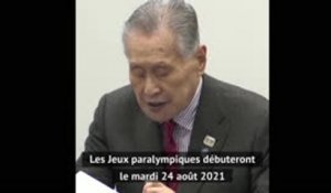 Coronavirus - Mori : "Les Jeux se dérouleront du 23 juillet 2021 au 8 août"