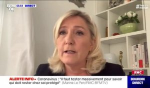Municipales: Marine Le Pen "ne croit pas" à la tenue des élections en juin