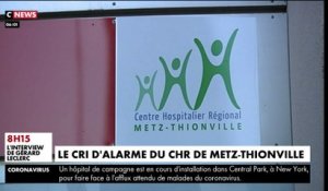 Coronavirus : le cri d'alarme du CHR de Metz-Thionville