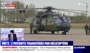 Metz: 2 patients transférés par hélicoptère - 31/03