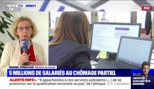 Muriel Pénucaud: "On contrôlera et sanctionnera les entreprises qui font télétravailler leur salariés et qui les déclarent en chômage partiel"