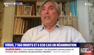 Coronavirus: le Pr Patrice Debré confirme que les derniers chiffres en France sont encourageants