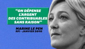 Quand Marine Le Pen pensait que la France avait acheté "sans raison" trop de masques
