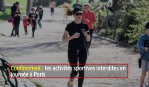 Confinement : les activités sportives interdites en journée à Paris