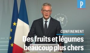 Bruno Le Maire constate une« forte augmentation » des prix de fruits et légumes frais