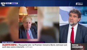 Royaume-Uni: le Premier ministre Boris Johnson est sorti des soins intensifs