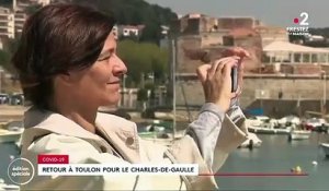 Coronavirus : retour à Toulon pour le Charles de Gaulle