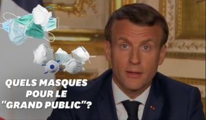 Mystère autour des masques "grand public" annoncés par Macron pour le déconfinement