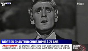 De 1965 à aujourd'hui, la riche carrière du chanteur Christophe mort à 74 ans