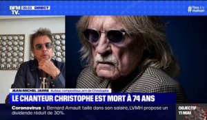 Mort de Christophe: Jean-Michel Jarre rend hommage à "un chineur de la vie et un couturier du son"
