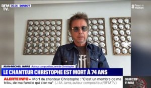 Mort de Christophe: Jean-Michel Jarre déplore le fait qu'on "ne pourra même pas venir lui dire au revoir"