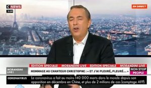 Disparition du chanteur Christophe: Sophie Davant révèle que le chanteur rêvait de participer à l'émission Affaire Conclue sur France 2 pour proposer un objet à vendre - VIDEO