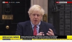 Royaume-Uni: Première apparition en public du Premier ministre Boris Johnson depuis sa guérison du coronavirus - VIDEO