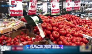 Une grappe de tomate vendue à 7 euros fait polémique