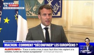 UE: pour Emmanuel Macron, "il nous faut une réponse solidaire, organisée et forte"