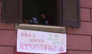 Confinés, les Italiens chantent en cœur "Bella ciao" depuis leurs fenêtres ce samedi