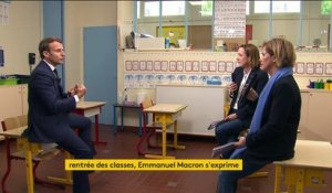 Déconfinement : Emmanuel Macron évoque "une autre organisation" de l'école, "autour de quatre temps de la vie" des élèves
