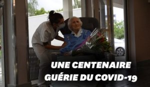 Guérie du coronavirus, cette centenaire belge sort de l'hôpital sous les applaudissements
