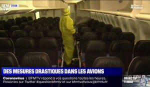 Virucide, nettoyage, masques... Les mesures drastiques contre le coronavirus à bord des avions d'Air France