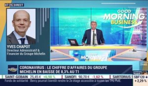 Yves Chapot (Michelin) : Coronavirus, le chiffre d'affaires du groupe en baisse de 8,3% au T1 - 30/04