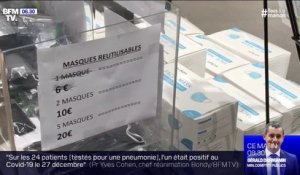 Les masques de protection arrivent progressivement en grande distribution