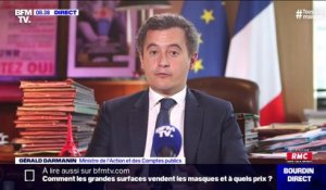 Gérarld Darmanin: "Nous souhaitons que les Français retournent au travail le plus possible (...) produisent"