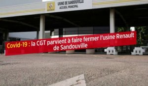 Covid-19 : la CGT parvient à faire fermer l'usine Renault de Sandouville