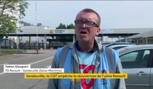 Renault : la CGT fait fermer Sandouville