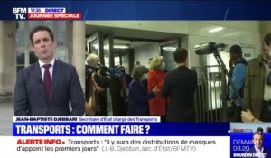 Jean-Baptiste Djebbari: "Nous exigeons dès demain que les personnes qui entrent dans les transports portent un masque"