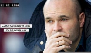 Football - Iniesta fête ses 36 ans