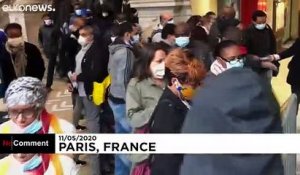 Masques et gel hydroalcoolique pour tous dans le métro à Paris
