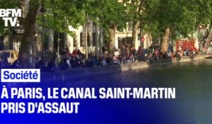 À Paris, pris d’assaut par des dizaines de personnes, le canal Saint-Matin évacué par la police