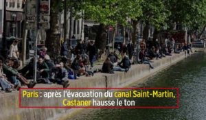 Paris : après l'évacuation du canal Saint-Martin, Castaner hausse le ton