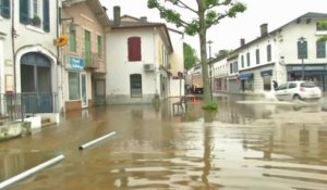 Les images des inondations dans les Landes après d'importantes intempéries