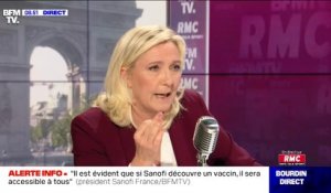 Coronavirus: selon Marine Le Pen, "l'Union européenne a démontré son inefficacité totale"