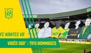 Vidéo 360° : Tifo hommages