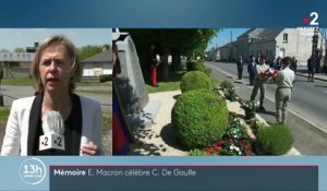 Aisne : Macron rend hommage à De Gaulle et loue "l'esprit français"